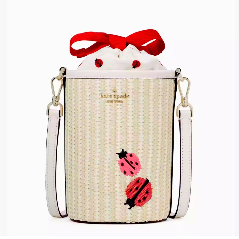 New Kate Spade Ladybug Cylinder Crossbody
